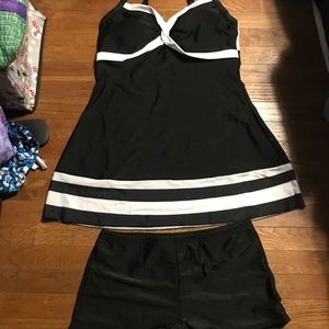 Adjustable Criss Cross Tankini Set